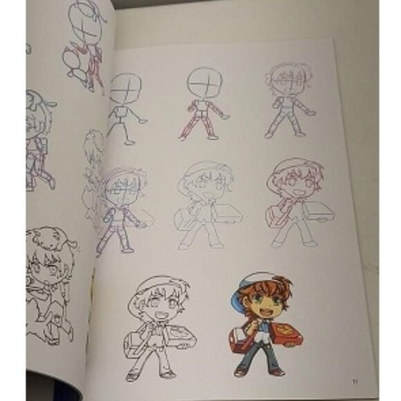 2 Books - How to Draw Manga "Chibis & Boys" In Simple Steps Books - Picture 5 of 13